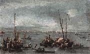 GUARDI, Francesco The Lagoon Looking toward Murano from the Fondamenta Nuove sdg china oil painting artist